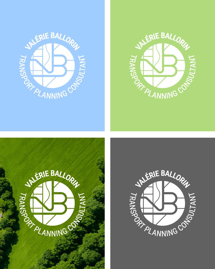 Valerie Ballorin Transport Planning Consultant Branding