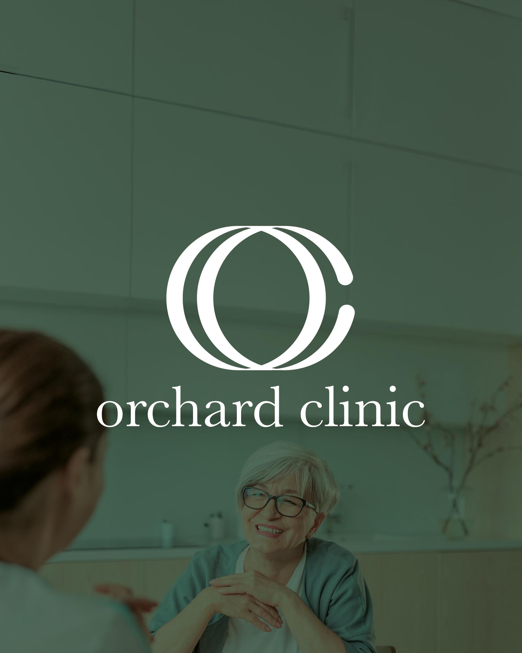 Orchard Clinic Portrait OC Logo Design