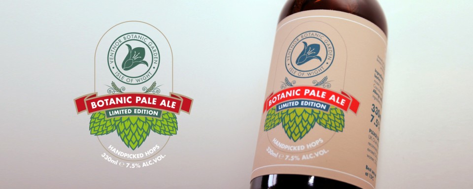 botanic-pale-ale-bottle-label-design