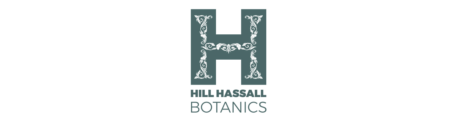 Hill Hassall Botanics Isle of Wight portrait logo design