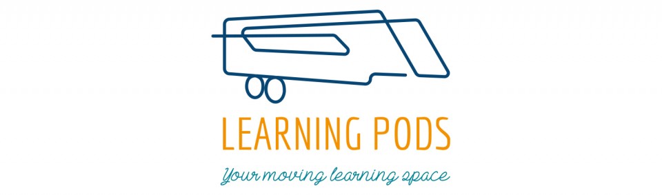 learning pods logo design