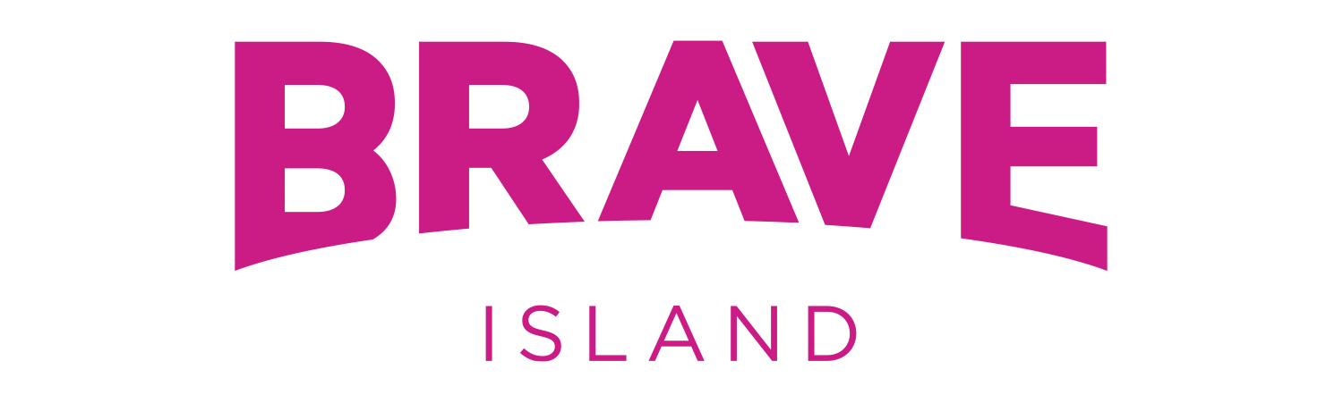 brave island logo design