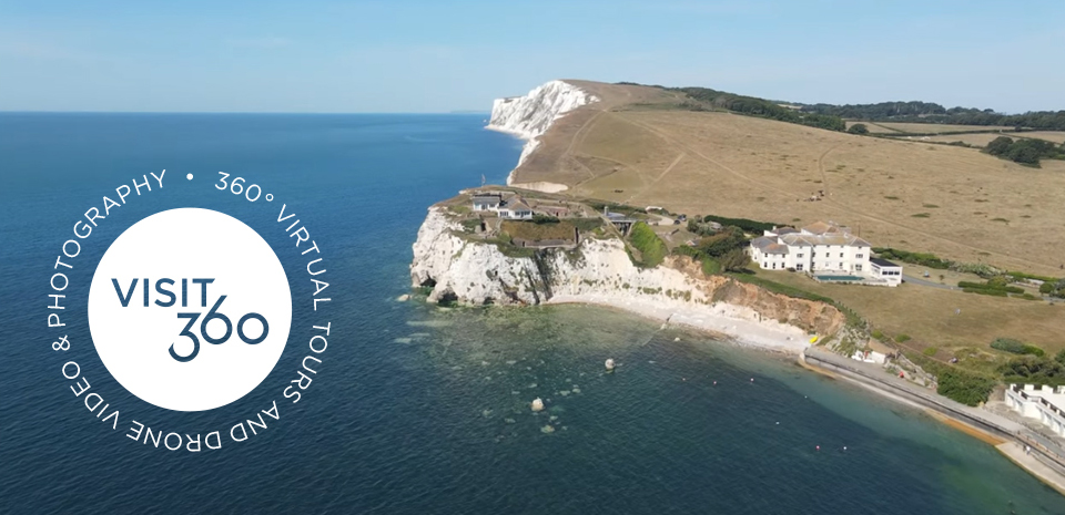 visit360 isle of wight logo design header