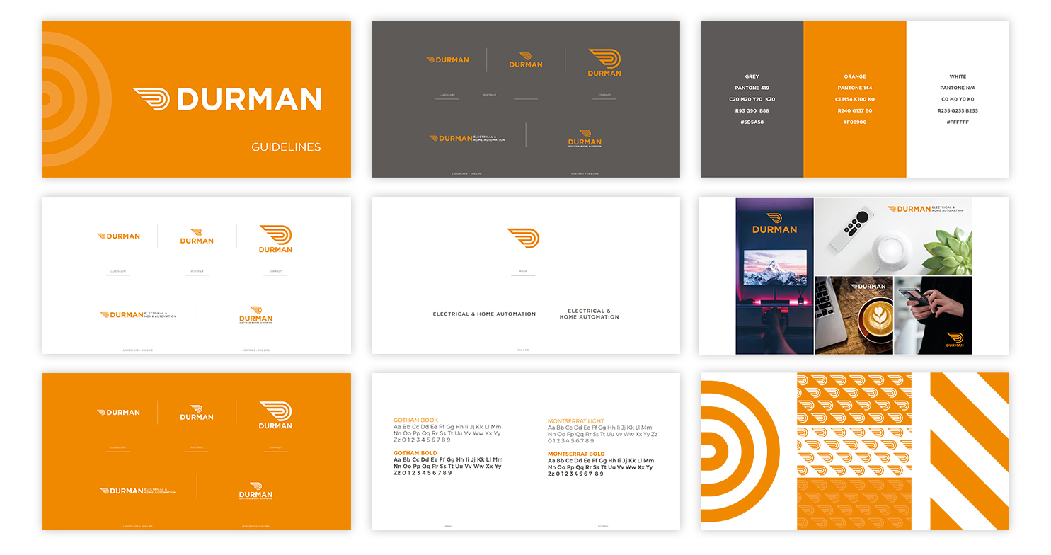 Identity design guidelines for this Isle of Wight electrical business