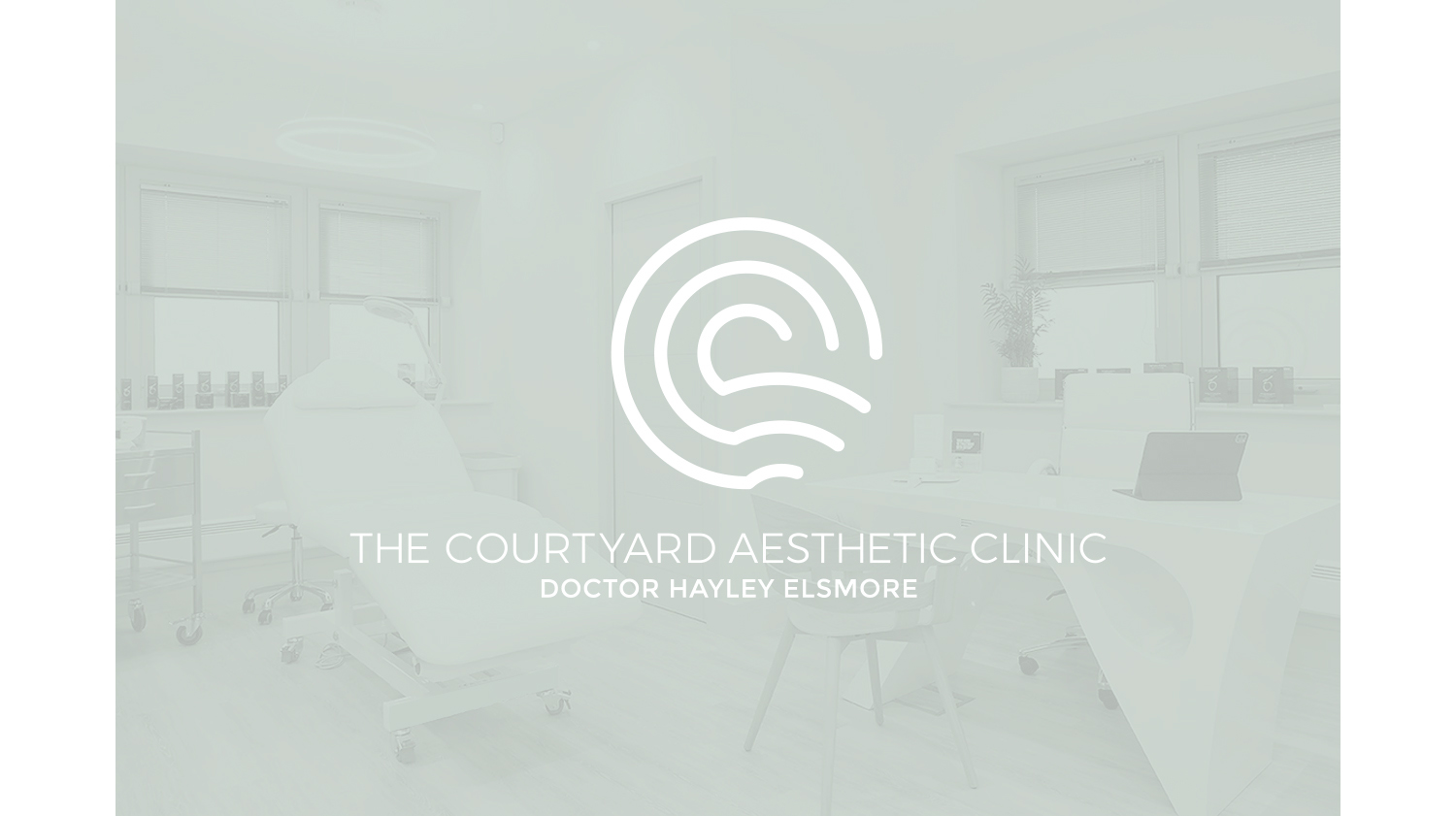 the courtyard aesthetic clinic isle of wight logo design feature 2