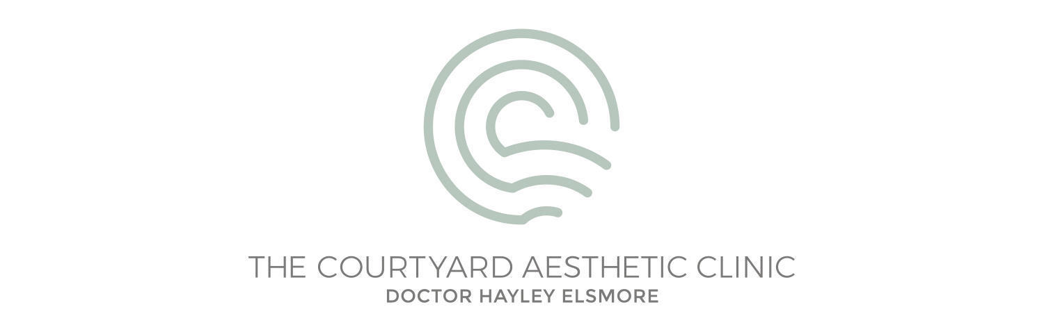 the courtyard aesthetic clinic logo design isle of wight