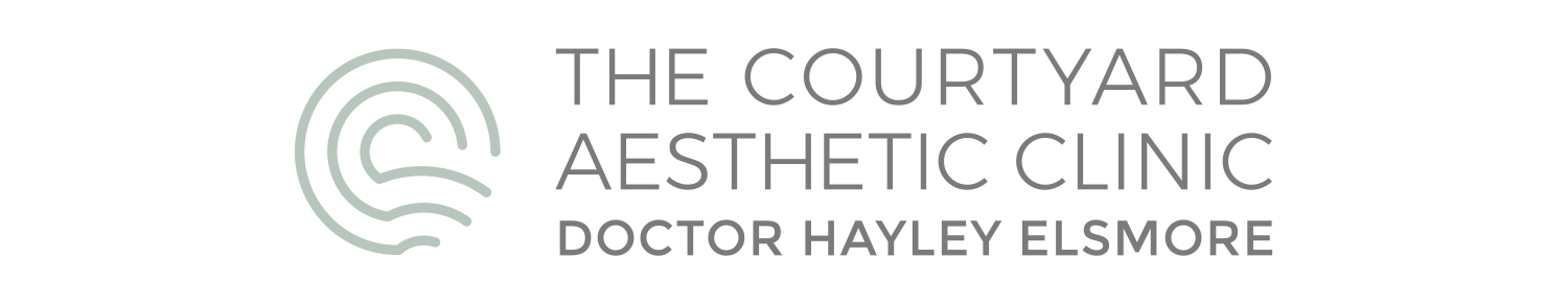 the courtyard aesthetic clinic logo designer isle of wight