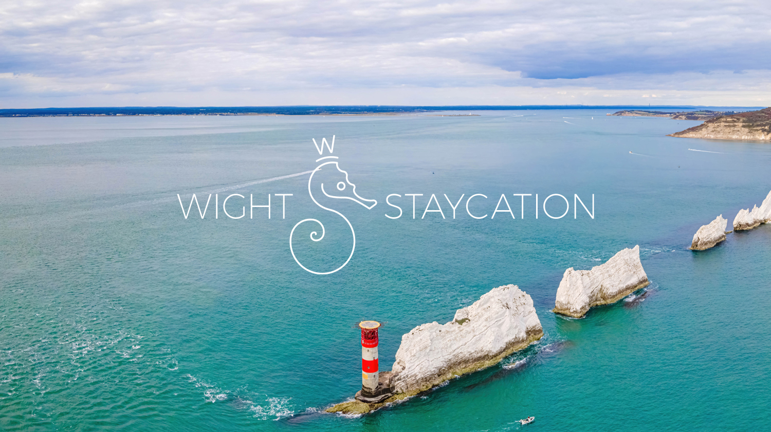 wight staycation logo design feature